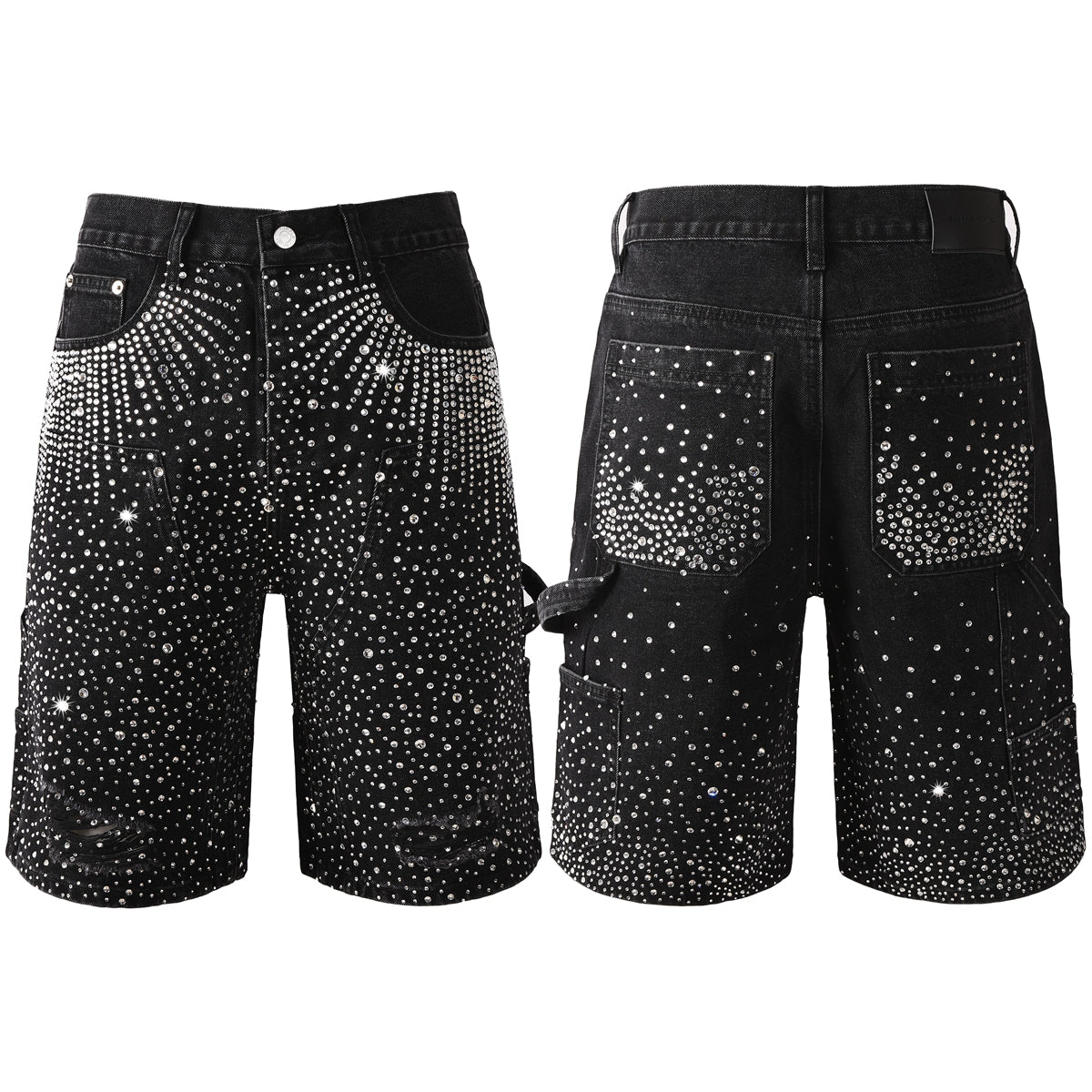 PURPLE Shorts Crystals 5099
